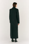 Long Single Breasted Black Tuxedo Coat