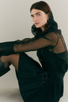 Mini Black Wool Kilt