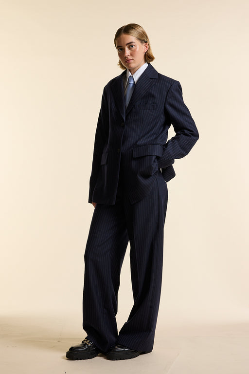 Pinstripe Single Breasted Jacket