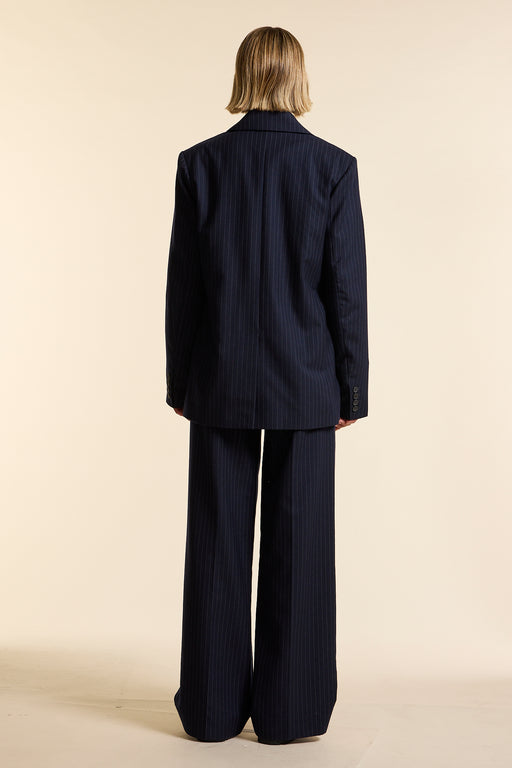 Pinstripe Single Breasted Jacket