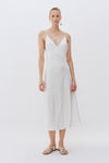 Ivory Silk Strap Slip Dress