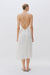 Ivory Silk Strap Slip Dress