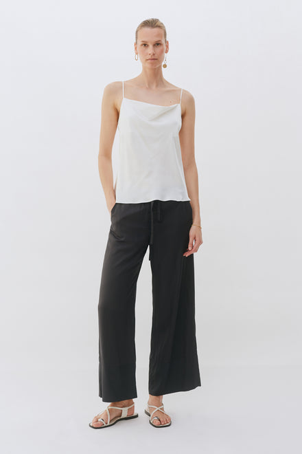Ivory Silk Camisole Top