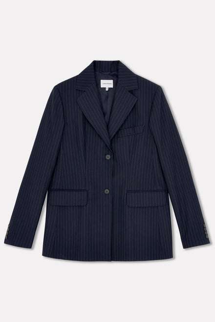 Pinstripe Single Breasted Jacket