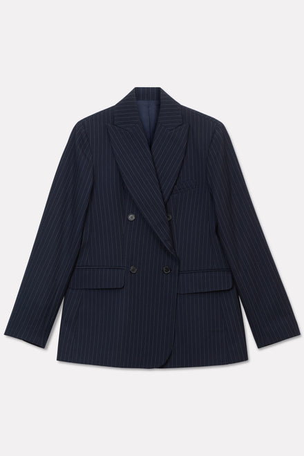 Pinstripe Double Breasted Jacket