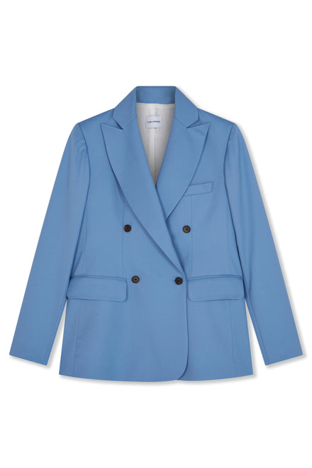 Sky Blue Double Breasted Jacket