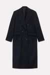 Double Breasted Tailored Wool Coat