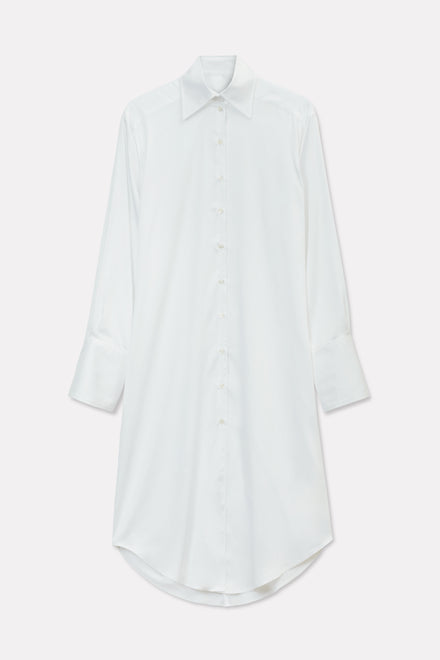 Organic Bamboo Silk Shirt Dress